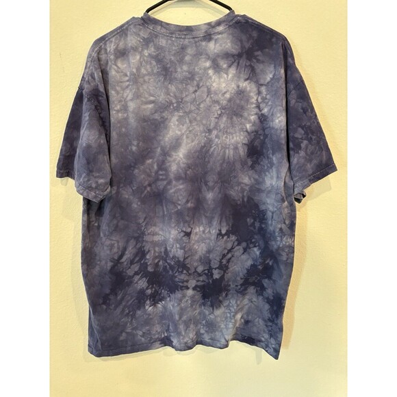 The Mountain Purple Tie Dye Northern Lights Wolf Wolves on a Mountain XL 2012 - Picture 3 of 3